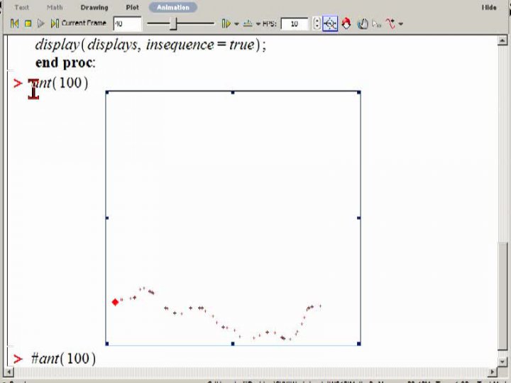 M2 2013-12-06 05 Anwendung - Cataglyphis-Simulation in Maple