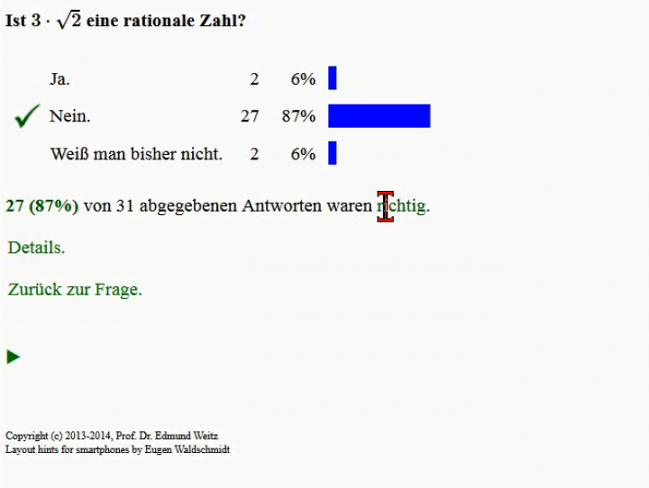 M1 2014-10-06 03 Rechnen mit irrationalen Zahlen