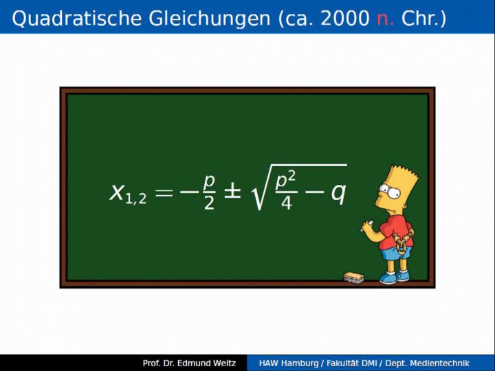 M2 2014-10-22 07 Quadratische, kubische und quartische Gleichungen
