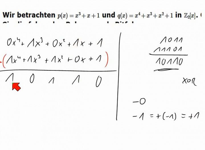 M2 2014-04-16 09 Arithmetik mit binären Polynomen (für CRC)