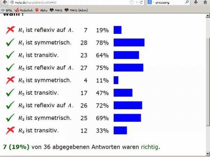 M1 2013-12-04 01 MARS-Test - Reflexivität, Symmetrie, Transitivität