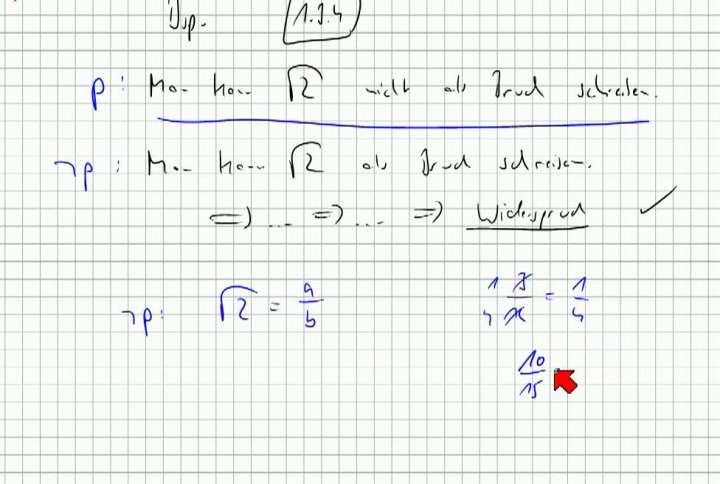 M1 2013-10-23 08 Beweisprinzipien - Reductio ad absurdum