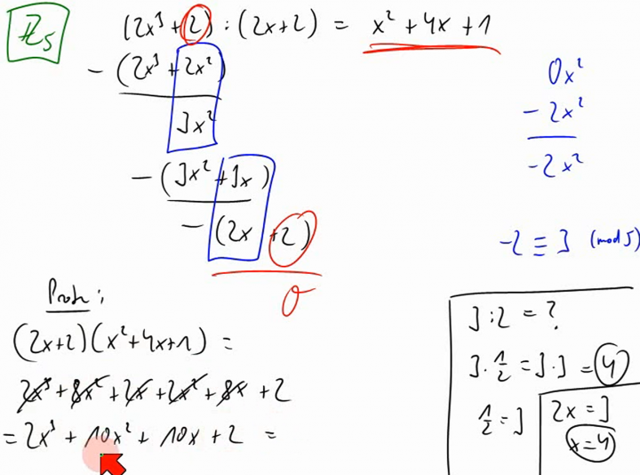M2 2014-04-16 05 Nullstellen und Polynomdivision über Restklassenkörpern