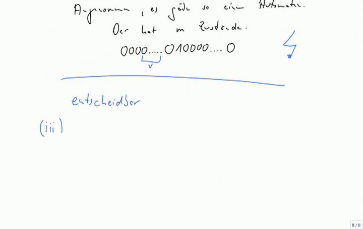 TI 2013-10-17 10 Entscheidbarkeit, vorläufige Definition