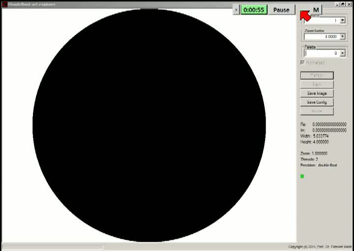 M2 2013-10-09 10 Mandelbrotmenge grafisch