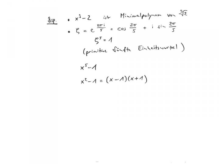 EM 2017-07-22 01 Algebraische Zahlen und Minimalpolynome