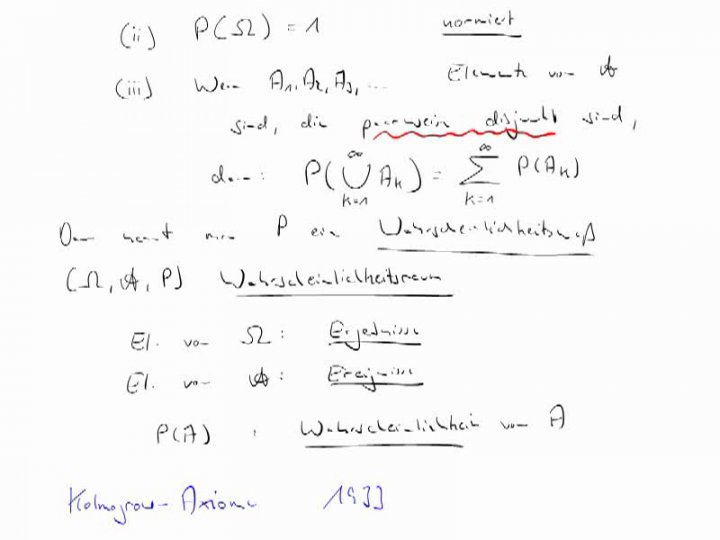 M4 2018-03-12 03 Die Kolmogorow-Axiome - Wahrscheinlichkeitsräume und Wahrscheinlichkeitsmaße