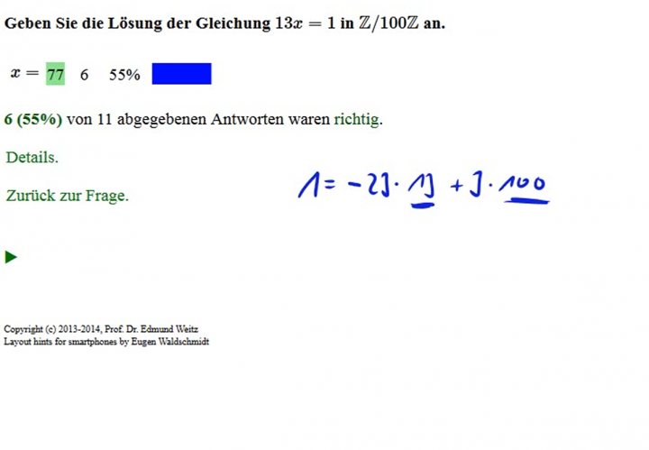 M2 2014-09-29 04 Dividieren in Restklassenringen