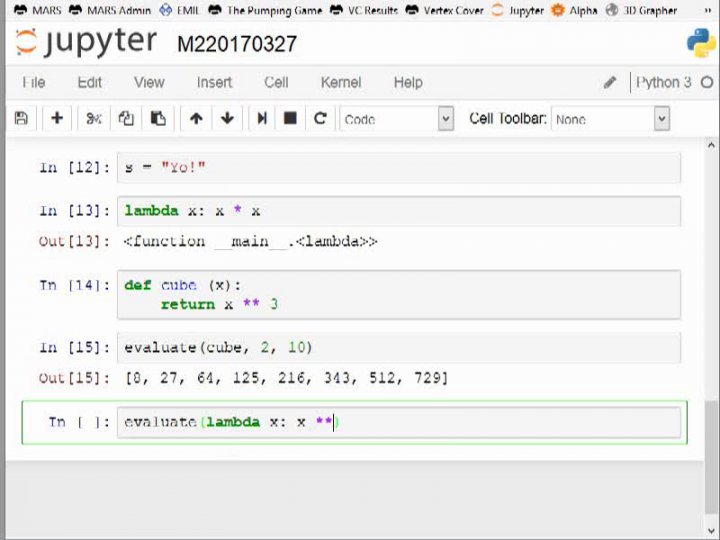 M2 2017-03-27 02 Anonyme Funktionen in Python