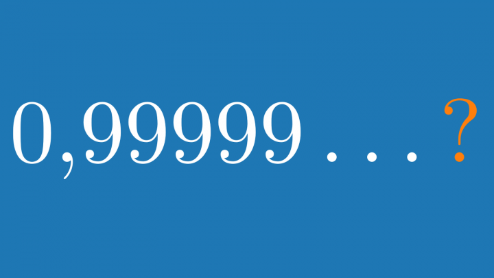 DD 2021-03-25 01 Ist 0,999... wirklich 1?  (Das Rätsel des Kontinuums)