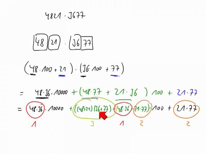 M2 2014-06-18 01 Karatsuba-Multiplikation - Beispiel