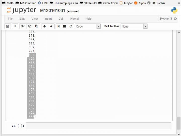 M1 2016-10-31 04 Das Sieb des Eratosthenes in Python
