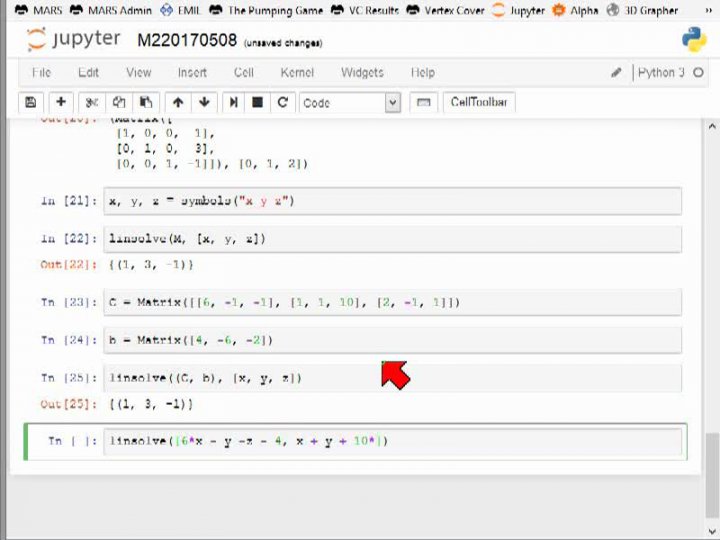 M2 2017-05-08 08 Lineare Gleichungssysteme in SymPy