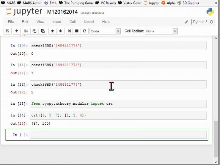 M1 2016-10-24 08 Der chinesische Restsatz in Python