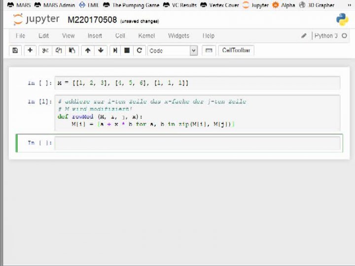 M2 2017-05-08 05 Das Gauß-Verfahren in Python