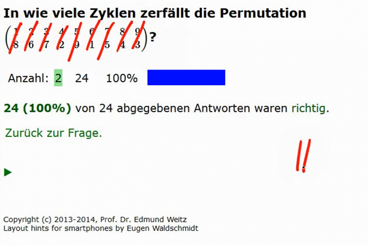 M2 2014-03-28 08 Permutationen als Produkte von Zyklen - Beispiele