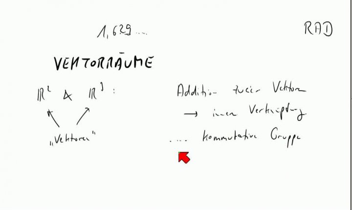 M2 2013-10-23 05 Der Begriff des Vektorraums