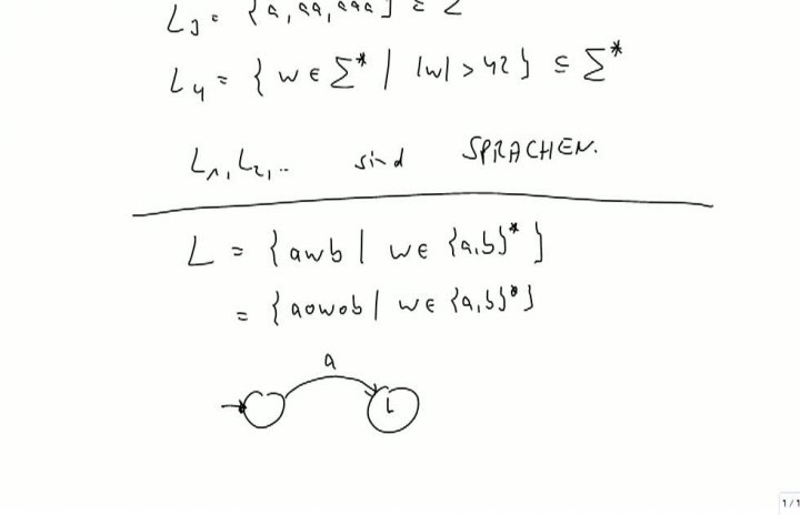 TI 2013-09-26 02 Konstruktion eines Automaten zu einer vorgegebenen Sprache