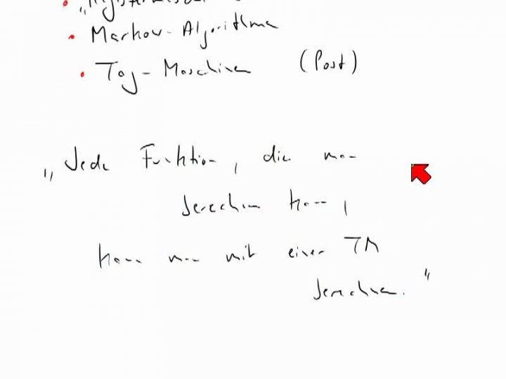 TI 2013-12-05 08 Church-Turing-These